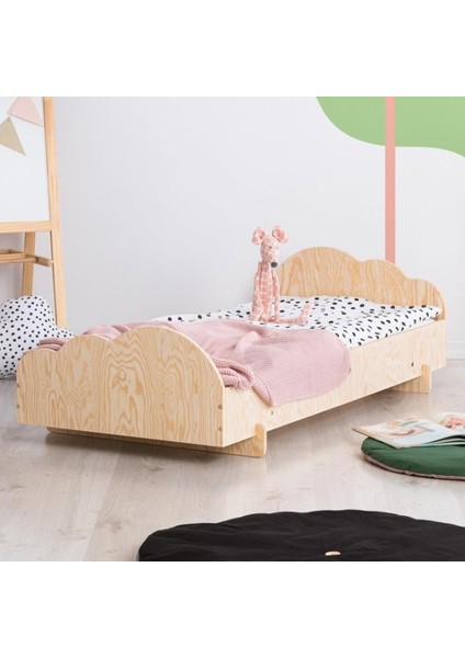 Tresca Ahşap Yatak Montessori Karyola Çocuk Yatak Beşik