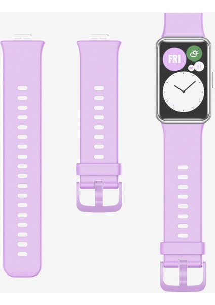 Huawei Watch Fit Uyumlu A+ Yüksek Kalite Yumuşak Pürüzsüz Silikon Kordon Kayış fırsatları