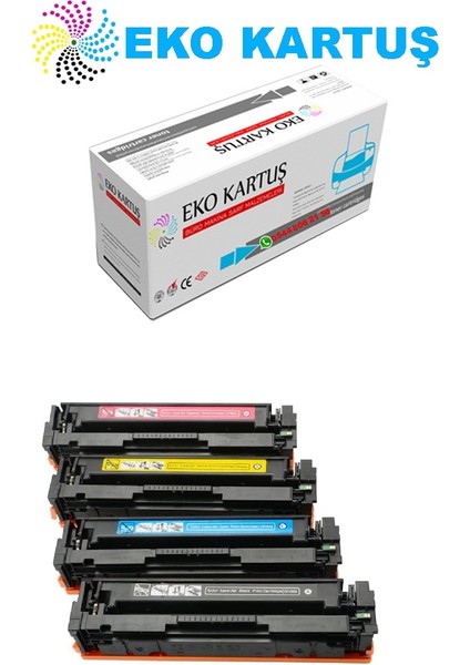 Eko Kartuş Hp Color Laserjet Pro Mfp M477FNW (CF410) Set Muadil Toner