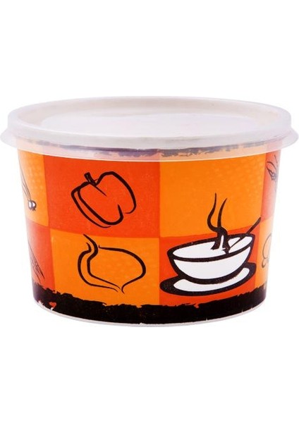 Cuppa Karton Çorba Kasesi Kapaklı 16 oz 100'lü fırsatları