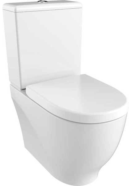 Mare Rim-Off Kanalsız Duvara Dayalı Klozet Seti (4 Parça)