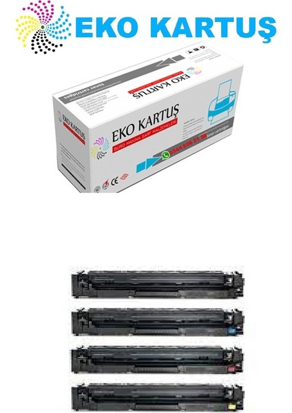 Hp (CF500-CF501-CF502-CF503)(202A) Set Muadil Toner