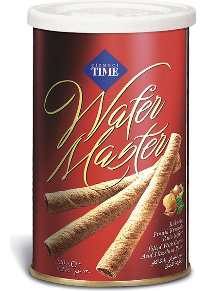 Wafer Master Fındık Kremalı Rulo Gofret 120 gr