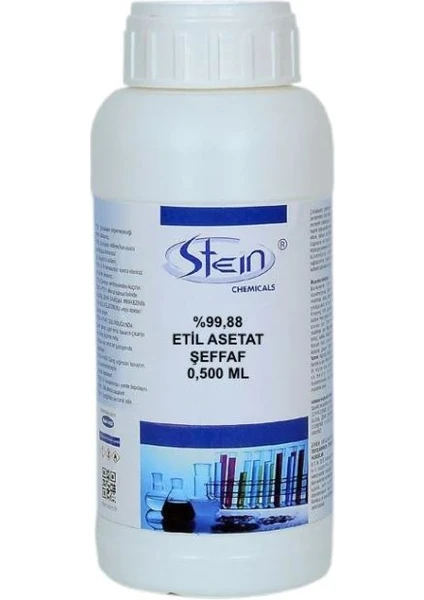 Stein %99,88 Saf C4H8O2 Etil Asetat 0,500 ml