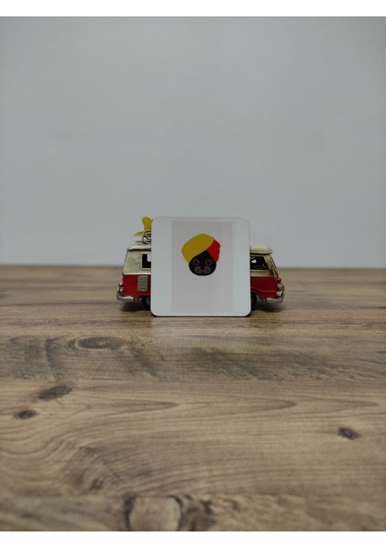 Kedi Serisi - Hintli Kedi Kupa (Bardak) Altlığı