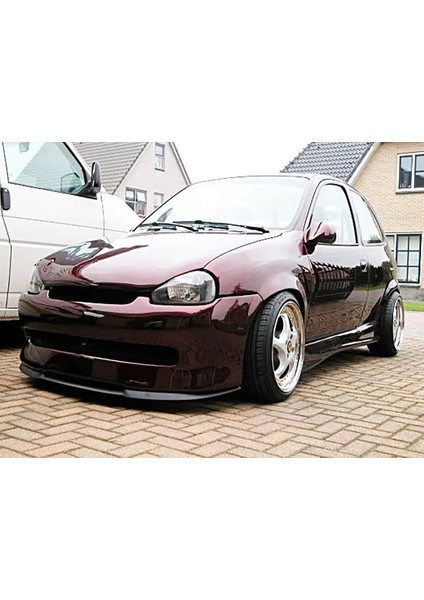 Opel Corsa B Ön Lip Mat Siyah Ön Tampon Lip