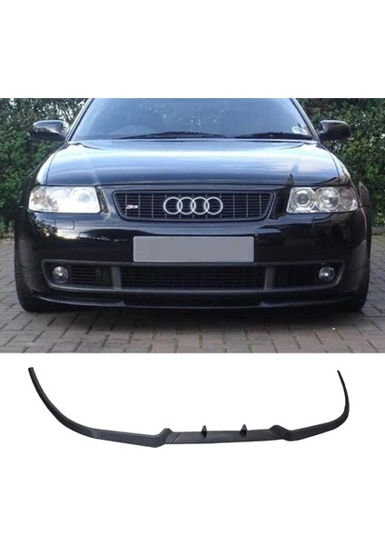 Audi A4 S4 B6 Ön Lip Mat Siyah  Ön Tampon Lip