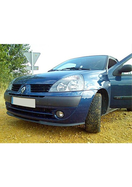 Renault Clio Mk2 1998 - 2004 Ön Lip Mat Siyah Ön Tampon Lip