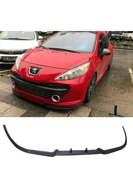 Peugeot 207 Ön Lip Mat Siyah Ön Tampon Lip