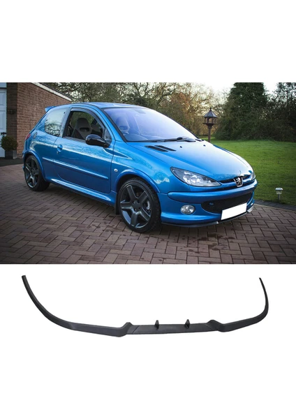 Peugeot 206 Ön Lip Mat Siyah  Ön Tampon Lip