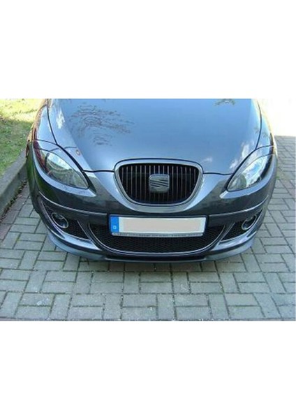 Seat Leon Mk2 2006 - 2012 Ön Lip Mat Siyah Ön Tampon Lip