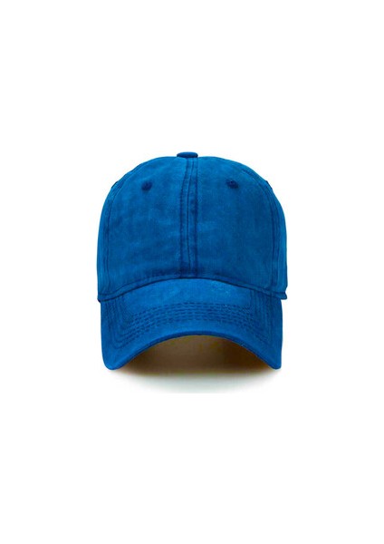 Düz Renk Yıkamalı Unisex Pamuklu Şapka