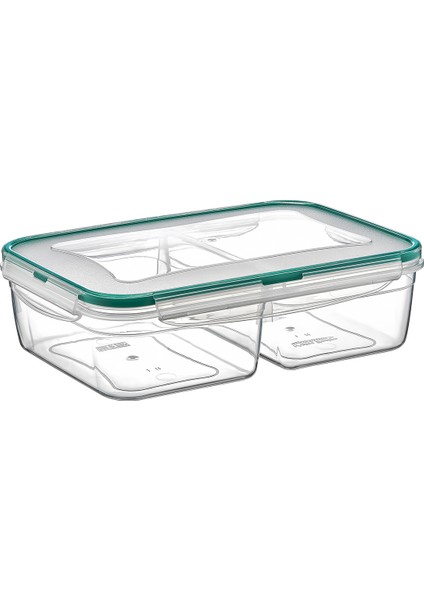 Fresh Box 2 Bölmeli Saklama Kabı 2000 ml Hava Geçirmez Sıvı Sızdırmaz Beslenme Kabı fiyatları