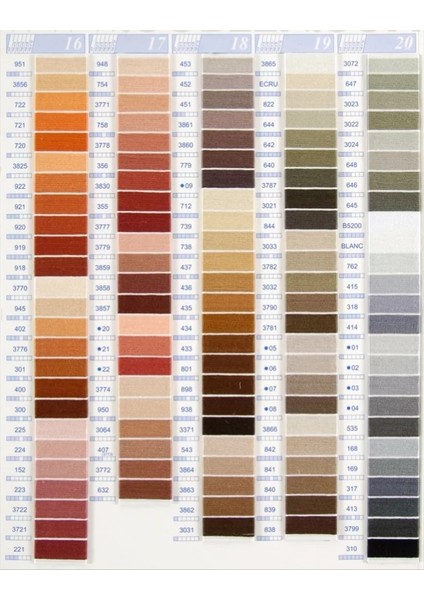 Dmc Muline Specisl 8 Metre Nakış Ipliği (2 Adet): Renk: 20