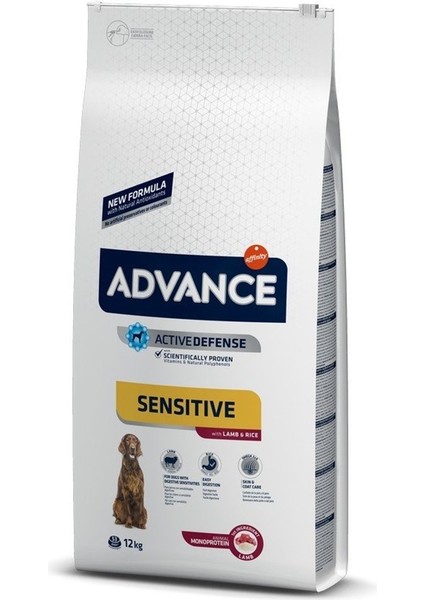 Sensitive Kuzu Etli Köpek Maması 12 kg