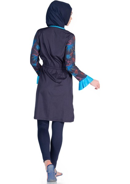 Alfasa 270 Uzun Kol Taytlı Kol Ucu Detaylı Tam Kapalı Tesettür Mayo fiyatları