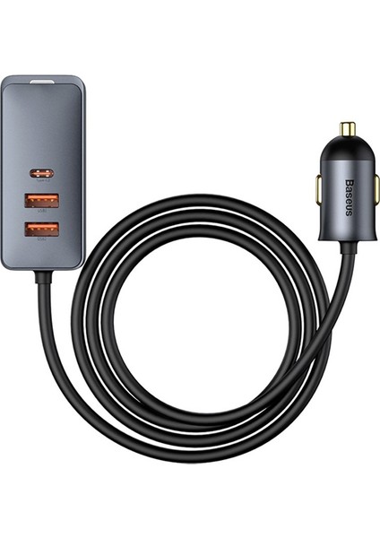 Share Together Pps 120W 4 Portlu (3 Usb+1 Type-C) Hızlı Araç Şarjı 1.5m