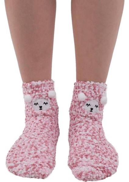 Sahab 48900 Kadın Ayıcık Desenli Peluş Çorap indirimleri