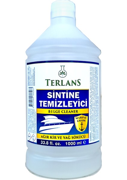 Sintine Temizleyici Koku Giderici 1000 ml Bilge Cleaner Marine Grade