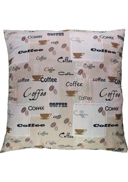 Coffee Baskılı Minder Kılıfı