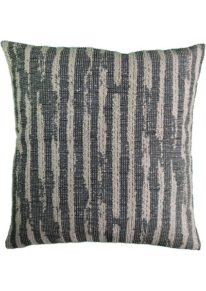 Parçalı Çizgili Minder Kılıfı