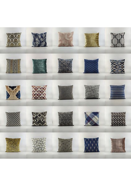 Gri Dragonal Kadife Kırlent Kılıfı fırsatları