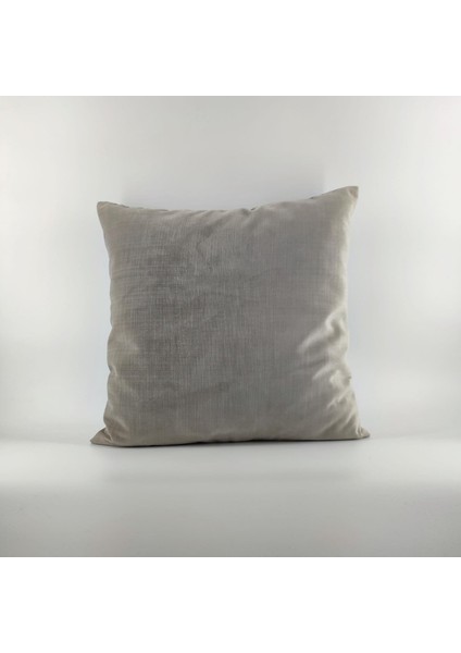 Bej Kadife Kırlent Kılıfı