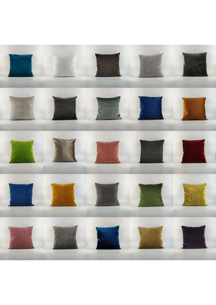 Prusya Kadife Kırlent Kılıfı modelleri