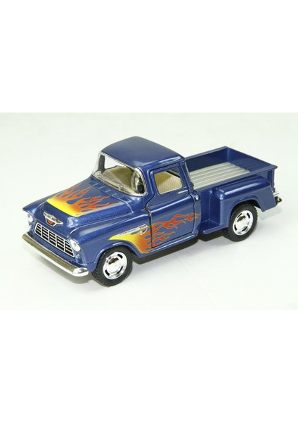 Die-Cast Çek Bırak Arabalar '55 Chevy Pickup Mavi