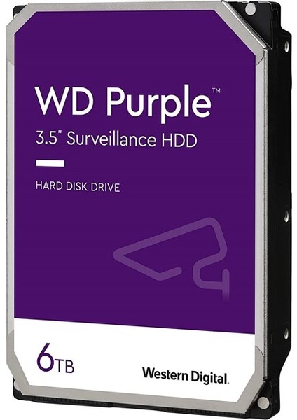 6TB Purple 3.5" 256MB Sata 6GB/s 7/24 WD63PURZ Sabit Disk