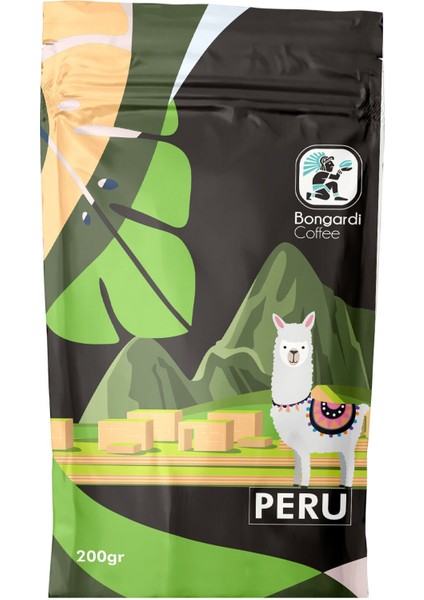 Bongardi Coffee 4X200 gr Peru Honduras Mexico El Salvador Filtre Kahve Seti