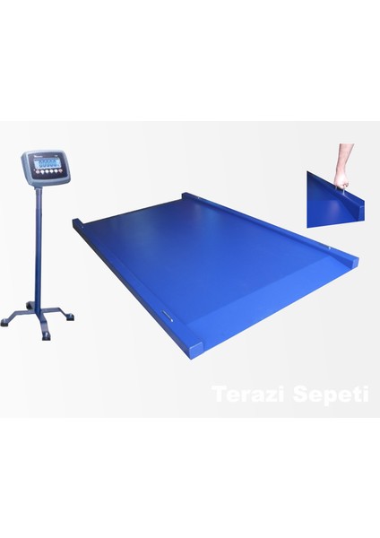 Rcw 600 kg x 200 gr 120 x 150 Rampalı Baskül