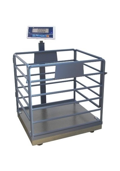 Hcw 600 kg x 200 gr 80 x 90 Canlı Hayvan Baskülü ( Küçük Baş )