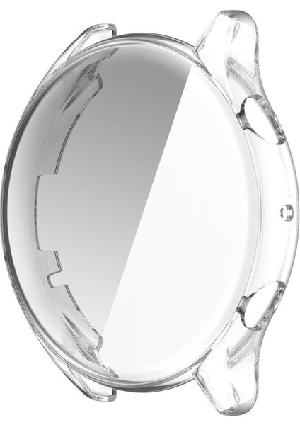 Amazfit Gtr 3 Önü Kapalı Tasarım Silikon Kılıf - Şeffaf