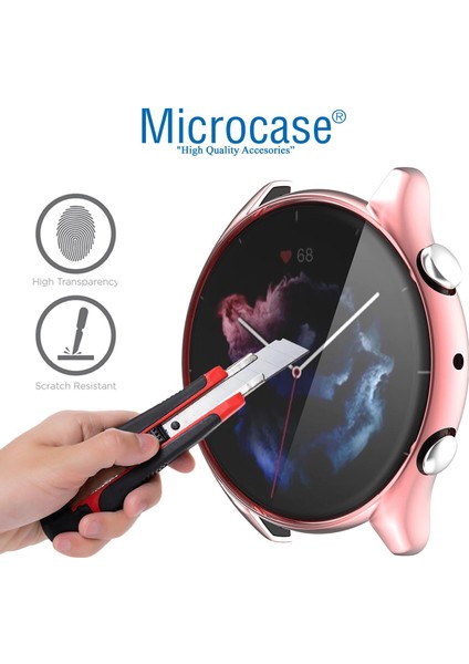 Amazfit Gtr 3 Önü Kapalı Tasarım Silikon Kılıf - Şeffaf modelleri