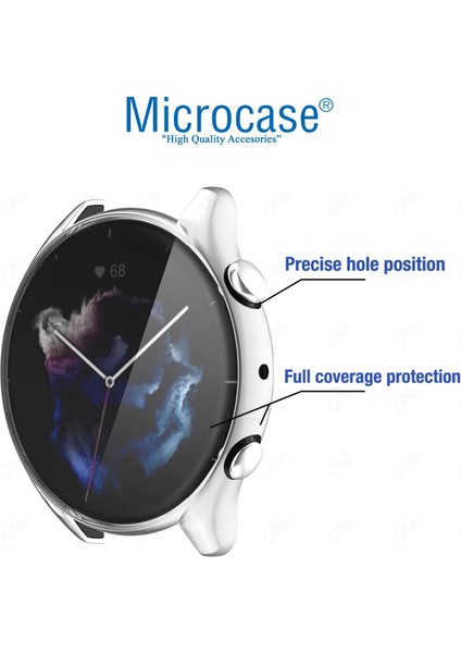 Amazfit Gtr 3 Önü Kapalı Tasarım Silikon Kılıf - Şeffaf fırsatları