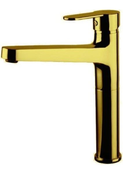 Domino Çanak Tipi Lavabo Bataryası Altın 971008