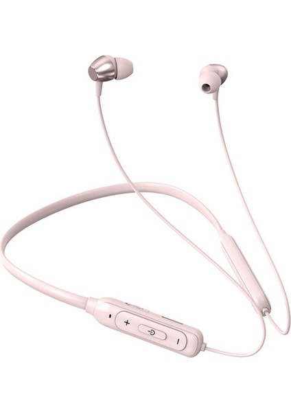 Spor Kulaklık Kablosuz / Mic Ile Bluetooth Desteği Tf Kart Earbuds Pembe (Yurt Dışından)
