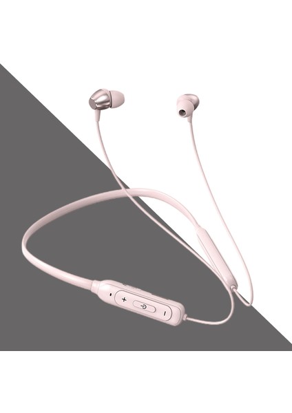 Spor Kulaklık Kablosuz / Mic Ile Bluetooth Desteği Tf Kart Earbuds Pembe (Yurt Dışından)