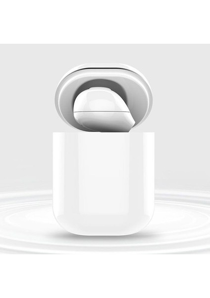 Mini Kablosuz Kulaklık Kulaklık Gizli Bluetooth Kulaklık Düğme Kontrolü Beyaz (Yurt Dışından) fırsatları