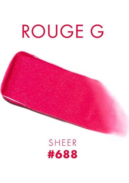 Rouge G Sheer Shine Lipstick Shade 688 Raspberry