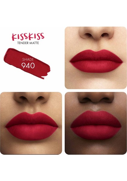 Kisskiss Tender Matte Lipstick 940 My Rouge