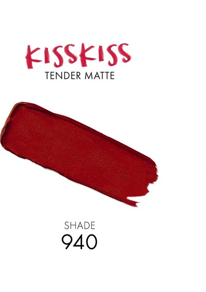 Kisskiss Tender Matte Lipstick 940 My Rouge