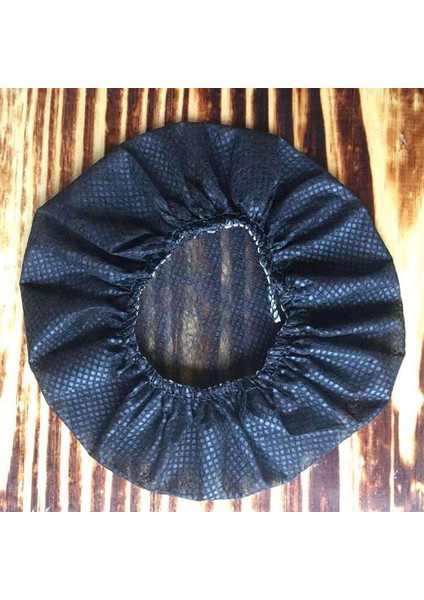 100 Adet / Takım Tek Kullanımlık Kulaklık Kapakları Nonwoven Earmuff Yastık Siyah Kapakları (Yurt Dışından)