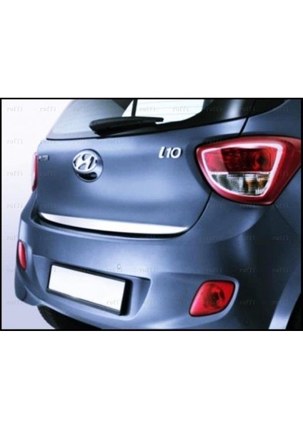 Hyundai I10 Krom Bagaj Alt Çıtası 2013 Üzeri Paslanmaz Çelik