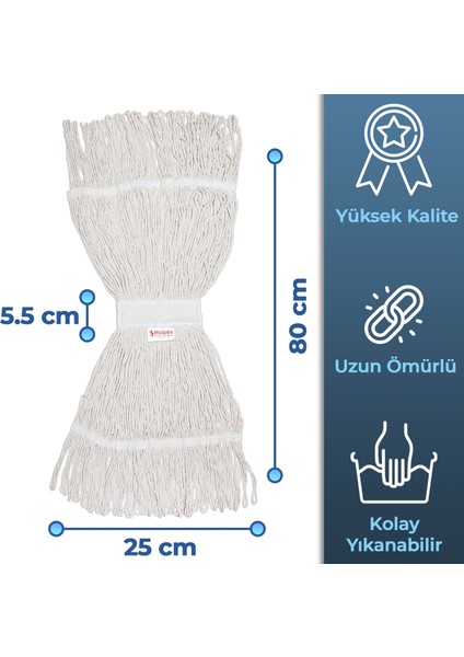 Islak Mop 375 Gr. x 5 Adet