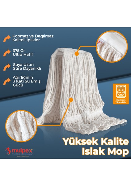 Islak Mop 375 Gr. x 5 Adet