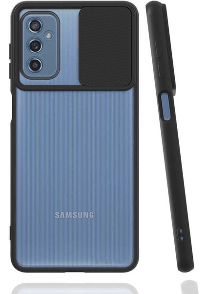 Samsung Galaxy M52 Kılıf Lensi Kamera Korumalı Silikon Kapak