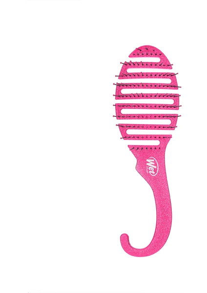 Wet Brush Shower Detangler Pink Glitter