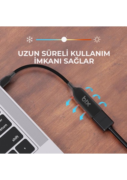 BX01HB PRO Type-C to 4K@60Hz HDMI / HDCP, Macbook / Windows Uyumlu Grafik Adaptörü